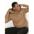 Hoodie BENCH. LOUNGEWEAR Gr. 44/46, braun (camelfarben) Herren Sweatshirts Sweatshirt mit Kapuze und seitlichen Taschen, Baumwollmischung