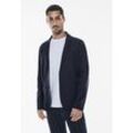 Sakko STREET ONE MEN Gr. L (52), blau (tiefblau), Herren, Stoff, Obermaterial: 70% Polyester, 25% Viskose, 5% Elasthan, Futter: 100% Polyester, Sakkos, Mit Reverskragen