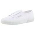 Sneaker SUPERGA "Cotu Classic" Gr. 37,5, weiß (reinweiß) Schuhe mit klassischem Canvas-Obermaterial