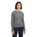 Strickpullover BETTY BARCLAY "Betty Barclay Kaschmir-Pullover mit Rundhalsausschnitt" Gr. 40, grau (grau melange) Damen Pullover Strick