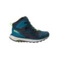 Wanderschuh JACK WOLFSKIN "TERRAVENTURE TEXAPORE MID M" Gr. UK 10,5 - EU 45, Normalschaft, blau (schwarz, sea) Schuhe