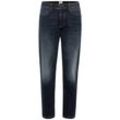 Regular-fit-Jeans CAMEL ACTIVE "HOUSTON", Herren, Gr. 33, Länge 30, blau (schwarz indigo), Denim/Jeans, Obermaterial: 85% Baumwolle, 13% Polyester, 2% Elasthan, casual, regular fit lang, Jeans, im klassischen 5-Pocket-Stil