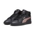 Sneaker PUMA "Smash 3.0 Mid WTR Sneakers Erwachsene" Gr. 35.5, rosegold (schwarz rose gold metallic) Schuhe