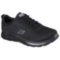 Berufsschuh SKECHERS Gr. 48,5, schwarz, 48,5, Textil, Lederimitat, Schuhe, Schnürschuh für Gastronomie,Pflege mit gepolsterter Innensohle