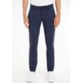 Chinohose TOMMY JEANS "TJM SCANTON CHINO PANT" Gr. 32, Länge 36, blau (twilight navy) Herren Hosen mit Markenlabel