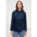 Hemdbluse ETERNA "FITTED" Gr. 34, blau (dunkelblau) Damen Blusen