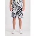 Sweatshorts ALPHA INDUSTRIES "Alpha Industries Men - Shorts Tie Dye Shorts", Herren, Gr. L, Normalgrößen, schwarz, Obermaterial: 80% Baumwolle, 20% Polyester, Hosen