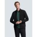 Sweater NO EXCESS "No Excess Weste mit Twill-Jacquard und Reißverschluss", Herren, Gr. XL, schwarz, 87% Baumwolle, 11% polyester, 2% Elasthan, Sweatshirts