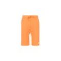 Sweatshorts ALPHA INDUSTRIES "Alpha Industries Men - Shorts Basic Short SL", Herren, Gr. L, Normalgrößen, orange (tangerine), Obermaterial: 80% Baumwolle, 20% Polyester, Hosen