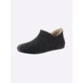 Hausschuh THIES, Damen, Gr. 36, grau (anthrazit), Filz, modisch, Schuhe