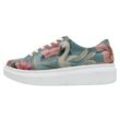 Plateausneaker DOGO "Damen Myra Arizona Dream Vegan Damen Sneaker / female" Gr. 36, Normalschaft, blau (blau, rot) Damen Schuhe Vegan