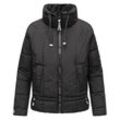 Steppjacke NAVAHOO "Luftzauber 14" Gr. M (38), schwarz, Damen, Obermaterial: 100% Polyester (recycelt), Innenfutter: 100% Polyester, Ärmelfutter: 100% Polyester (recycelt), Wattierung: 100% Polyester (recycelt), Jacken, Nachhaltige gesteppte Damen Übergangsjacke