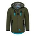 Softshelljacke ARCTIC SEVEN "ASLasaro" Gr. 4XL, grün (olive) Herren Jacken mit Fleecestoff innen