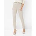 Boyfriend-Hose RAPHAELA BY BRAX "Style DamenpulloverTH" Gr. 42K (21), Kurzgrößen, beige (ecru) Damen Hosen