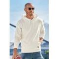 Hoodie JOHN DEVIN Gr. S (44/46), beige (creme) Herren Sweatshirts Langarm, Sweatshirt mit Rundhals und Kapuze, Baumwollmischung