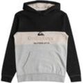 Kapuzensweatshirt QUIKSILVER "EMBOSS BLOCK HOODIE YOUTH" Gr. 14 (158/164), schwarz Kinder Sweatshirts