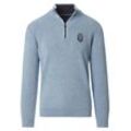 Troyer CASAMODA "CASAMODA uni" Gr. 4XL, blau (hellblau) Herren Pullover