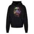 Kapuzenpullover F4NT4STIC "PLUS SIZE Stormtrooper Paint Splats" Gr. L, schwarz Herren Pullover Print