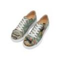 Plateausneaker DOGO "Damen Myra Sweet Escape Vegan Damen Sneaker / female" Gr. 36, Normalschaft, bunt (natur) Damen Schuhe Vegan