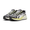 Sneaker PUMA "Hypnotic LS Abrupt Sneakers Erwachsene" Gr. 38, grau (shadow gray weiß cool light lime sheen) Schuhe