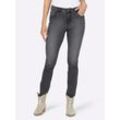 Bequeme Jeans HEINE Gr. 36, Normalgrößen, grau (grau, denim) Damen,