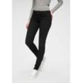 Skinny-fit-Jeans PEPE JEANS "SOHO" Gr. 29, Länge 32, schwarz (s98 washed schwarz), Damen, Obermaterial: 92% Baumwolle, 6% Polyester, 2% Elasthan, Jeans, im 5-Pocket-Stil mit 1-Knopf Bund und Stretch-Anteil