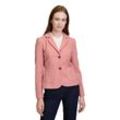 Kurzblazer BETTY BARCLAY "Betty Barclay Wollblazer mit aufgesetzten Taschen", Damen, Gr. 36, rosa (ash rose), Obermaterial: 75% Polyester, 25% Wolle. Futter: 100% Polyester., modisch, tailliert normal, Langarm, Blazer, Material