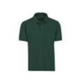 Poloshirt TRIGEMA "TRIGEMA Polohemd mit Brusttasche", Herren, Gr. L, grün (tanne), 100% Baumwolle, Basic, Shirts