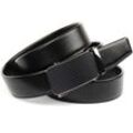Ledergürtel ANTHONI CROWN, Damen, Gr. 100, schwarz, Rindsleder, casual, Gürtel, Automatik Schließe