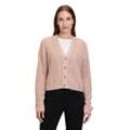 Strickjacke CARTOON "Cartoon Strick-Cardigan mit V-Ausschnitt" Gr. 36, bunt (pink, rosa) Damen Strickjacken Struktur