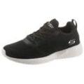 Sneaker SKECHERS "Bobs Squad - Tough Talk", Damen, Gr. 35, schwarz-weiß (schwarz, weiß), Textil, Synthetik, sportlich, Schuhe, mit Skech-Knit, Freizeitschuh, Halbschuh, Schnürschuh