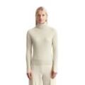 Rollkragenpullover MARC O'POLO "aus Organic Cotton" Gr. L, beige Damen Pullover