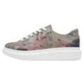 Plateausneaker DOGO "Damen Myra 36 Vegan Damen Sneaker / female" Gr. 38, Normalschaft, rosa (beige, rosa) Damen Schuhe Vegan