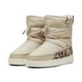 Sneaker PUMA "Snowbae Animal Stiefel Damen" Gr. 35.5, beige (putty black brown mushroom beige) Schuhe