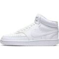 Sneaker NIKE SPORTSWEAR "Wmns Court Vision Mid" Gr. 36,5, weiß Schuhe Design auf den Spuren des Air Force 1