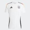 Fußballtrikot ADIDAS PERFORMANCE "DFB H JSY FAN", Herren, Gr. XXXL, weiß, Obermaterial: 100% Polyester, sportlich, Rundhals, Kurzarm, Trikots, Deutschland EM Trikot 2024 Herren