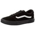 Sneaker VANS "YT Ward VansGuard" Gr. 35, schwarz (suede black/black) Schuhe