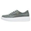 Plateausneaker DOGO "Damen Myra Arizona Dream Vegan Damen Sneaker / Female", Damen, Gr. 38, Normalschaft, blau (blau, beige), Lederimitat, Schuhe, Vegan