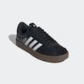 Sneaker ADIDAS SPORTSWEAR "VL COURT 3.0", Gr. 36, schwarz-weiß (core schwarz, cloud weiß, gum5), Synthetik, Leder, sportlich, Schuhe, inspiriert vom Design des adidas samba