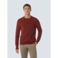 Rundhalspullover NO EXCESS "No Excess", Herren, Gr. XL, orange (orangerot), 85% Polyester (recycled), 15% Nylon, Pullover