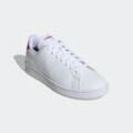 Sneaker ADIDAS SPORTSWEAR "ADVANTAGE" Gr. 39, weiß (cloud weiß, cloud better scarlet) Schuhe Design auf den Spuren des adidas Stan Smith