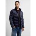 Steppjacke STREET ONE MEN Gr. L (52), blau (deep night blau) Herren Jacken mit Brusttasche