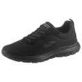 Sneaker SKECHERS "FLEX APPEAL 4.0 BRILLINAT VIEW" Gr. 35, schwarz Damen Schuhe mit Air Cooled Memory Foam, Freizeitschuh, Halbschuh, Schnürschuh