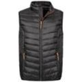 Steppjacke LPO "GILMOUR VEST VII MEN" Gr. L (52), schwarz, Herren, 100% Polyester, Jacken, auch in Großen Größen erhältlich