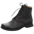 Schnürboots THINK "PENSA DAMEN" Gr. 40, schwarz, Damen, Glattleder, Schuhe, mit Lederinnensohle