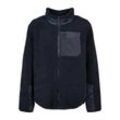 Winterjacke URBAN CLASSICS "Urban Classics Herren Boys Sherpa Jacket", Jungen, Gr. 110/116, blau (midnightnavy), 100% Polyester, mehrfarbig, casual, normal, amerikanischer Ausschnitt, Langarm, Jacken