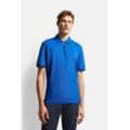 Poloshirt BUGATTI Gr. L, blau Herren Shirts mit Reißverschluss