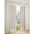 Gardine HEINE HOME Gr. 3, beige, B:135cm H:225cm, Polyester, Gardinen