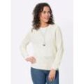 Strickpullover CASUAL LOOKS "Pullover" Gr. 36, beige (ecru) Damen Pullover