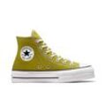 Sneaker CONVERSE "CHUCK TAYLOR ALL STAR LIFT PLATFORM" Gr. 36, grün (magic forest, weiß, schwarz), Schuhe